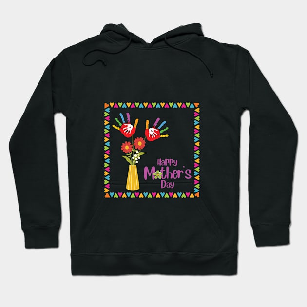 Happy Mother's day in colors Hoodie by FreeSoulLab